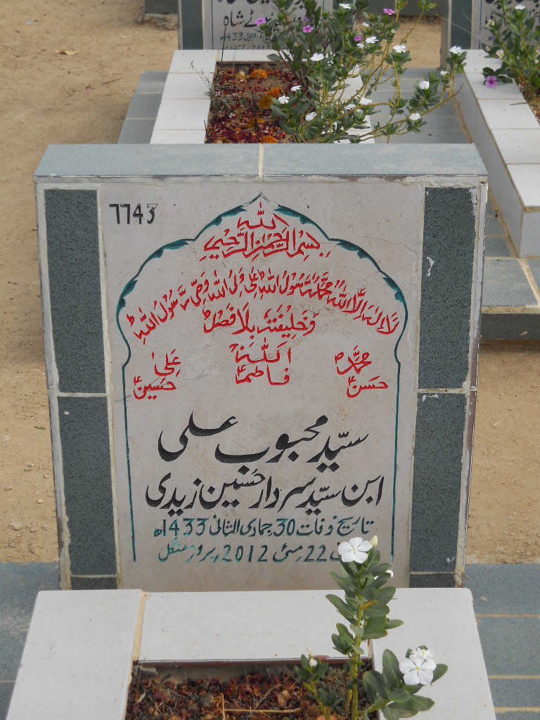 7743 – Syed Mehboob Ali