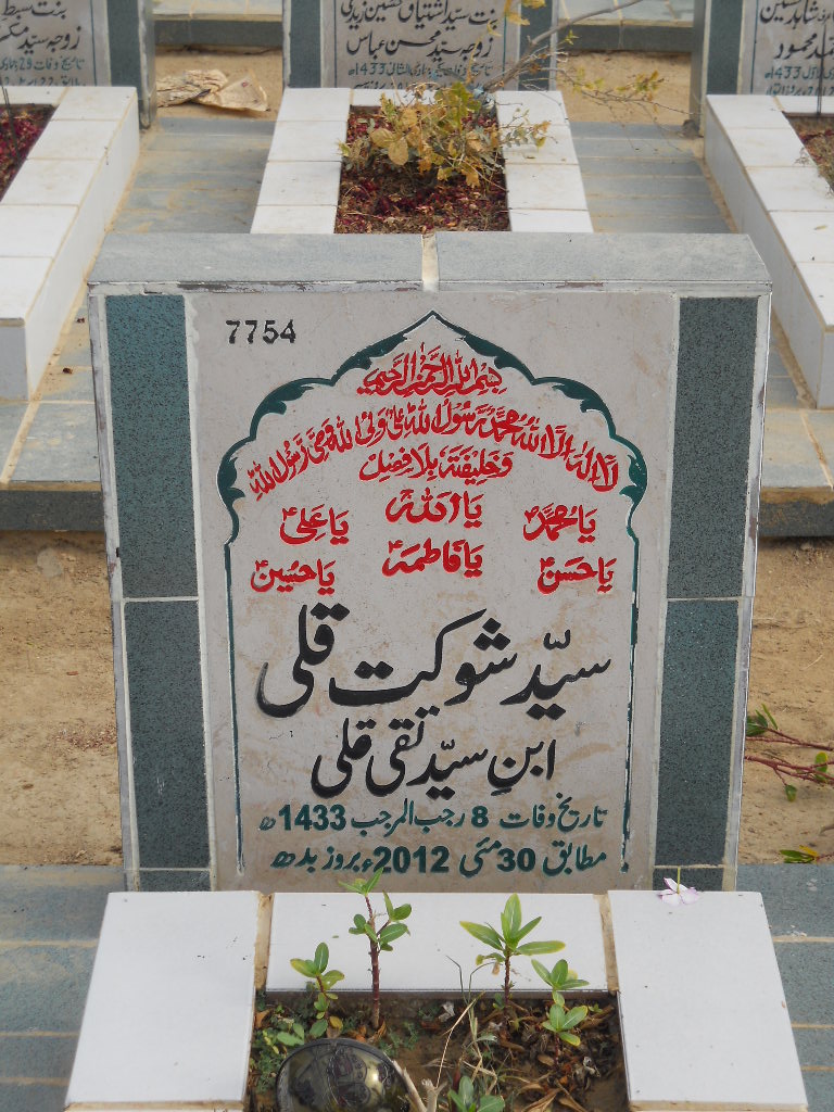 7754 – Syed Shoukat Ali