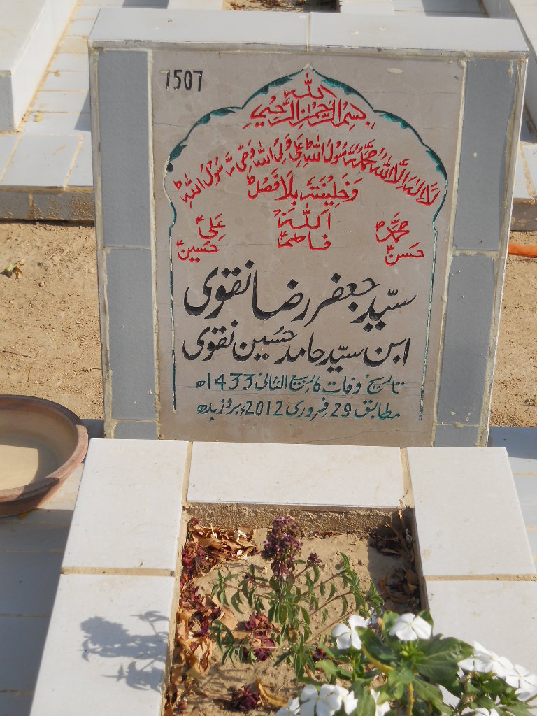 7507 – Syed Jaffar Raza Naqvi