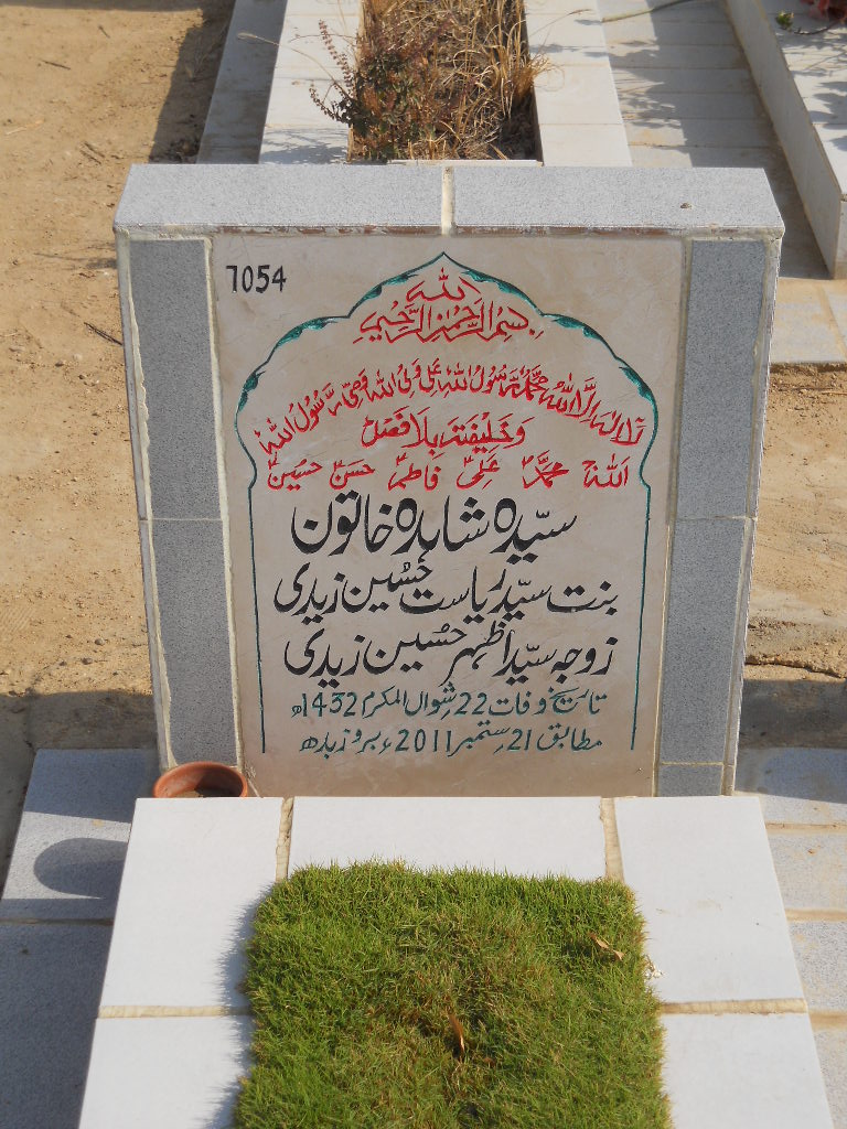 7054 – Syeda Shahida Khatoon