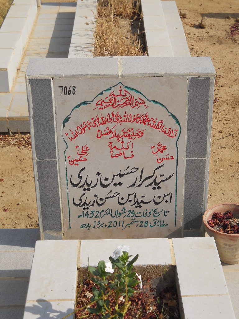 7068 – Syed Karar Hussain Zaidi