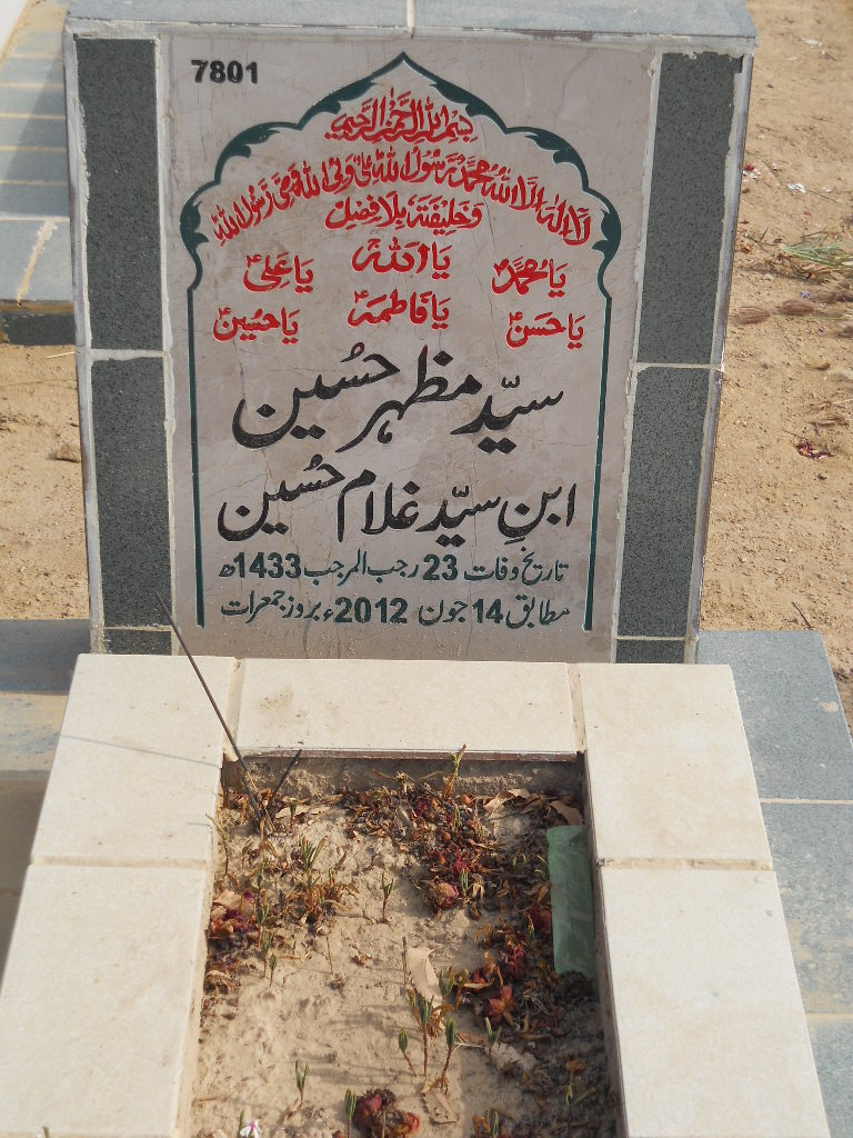 7801 – Syed Mazhar Hussain