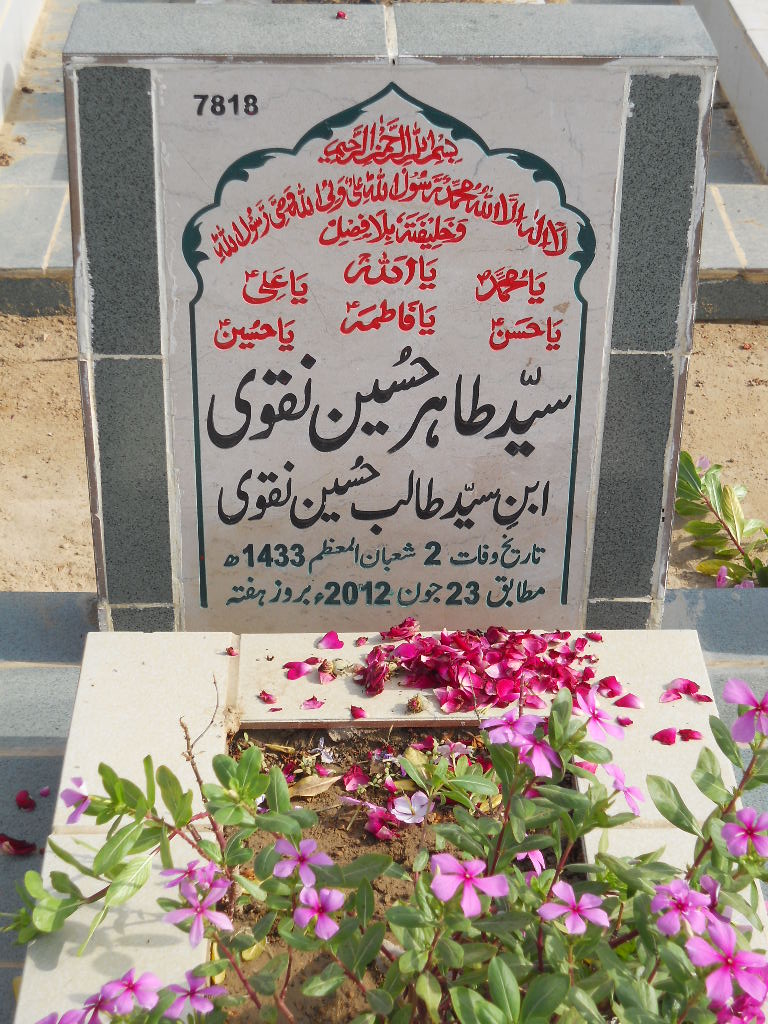 7818 – Syed Tahir Hussain Naqvi