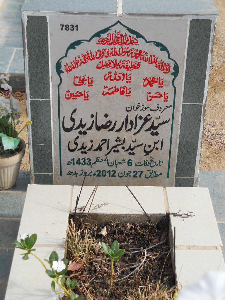 7831 – Syed Azadar Raza Zaidi