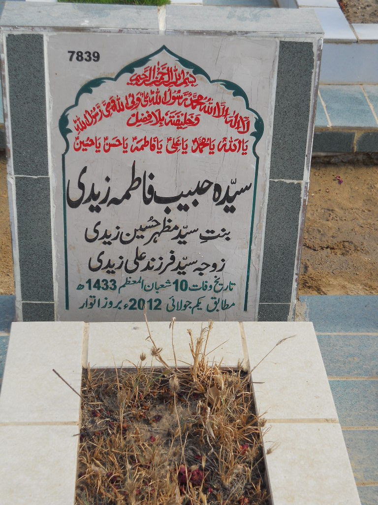 7839 – Syeda Habib Fatima Zaidi