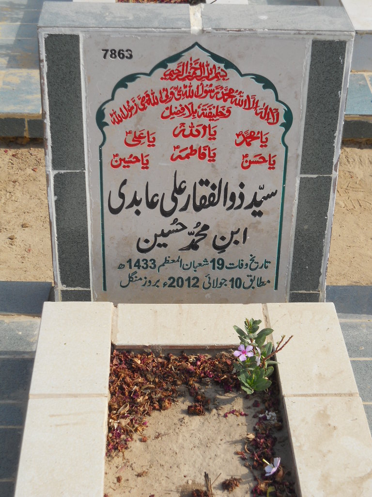 7863 – Syed Zulfiqar Ali Abidi