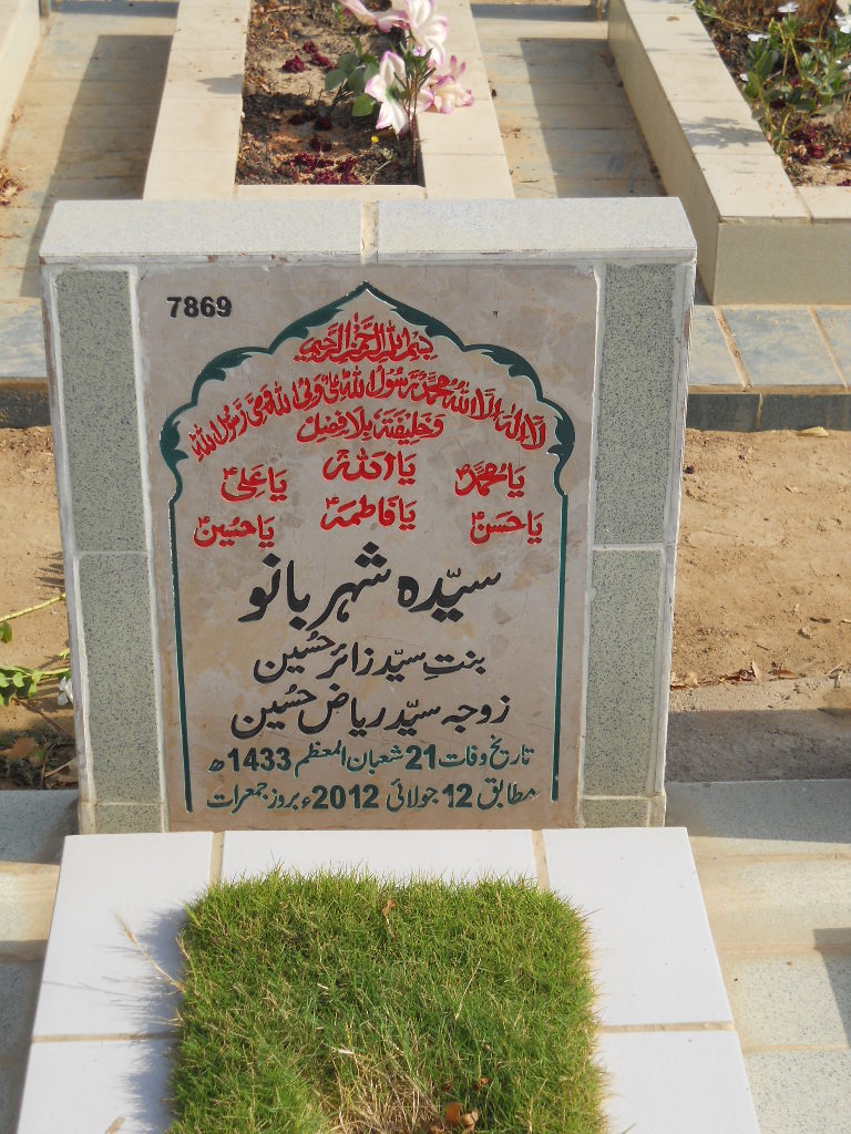 7869 – Syeda Shehar Bano