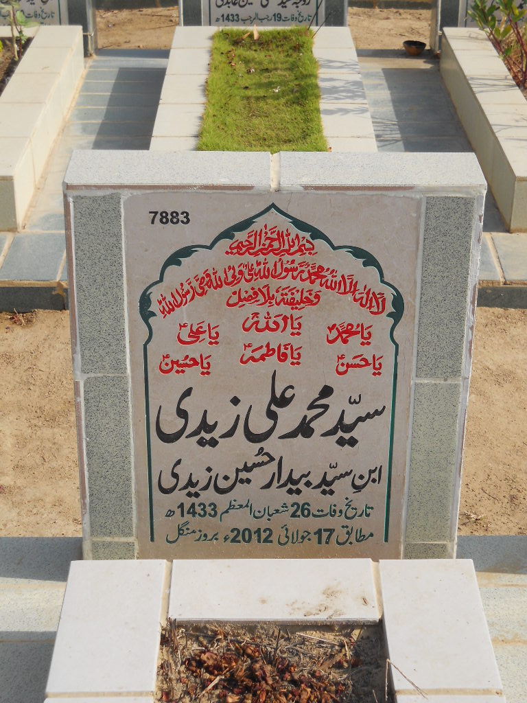 7883 – Syed Muhammad Ali Zaidi