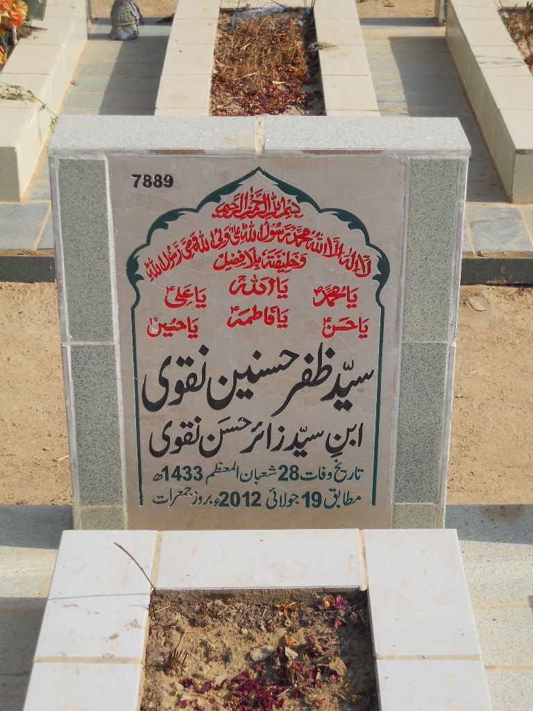 7889 – Syed Zafar Hasnain Naqvi