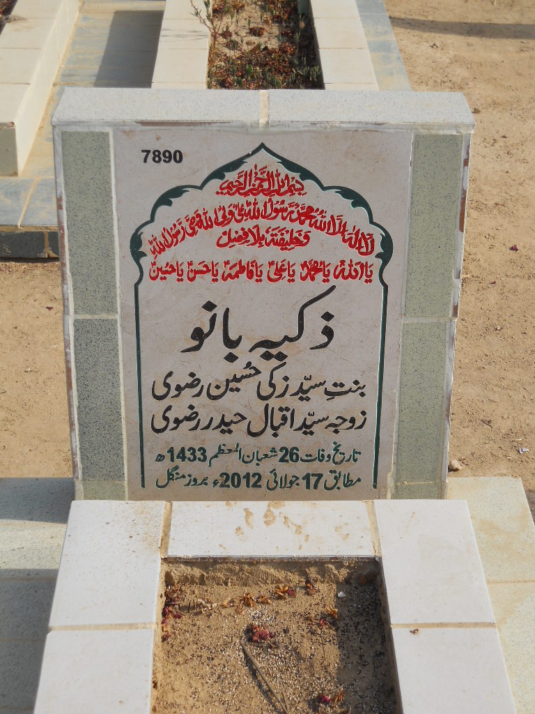 7890 – Zakiya BAno