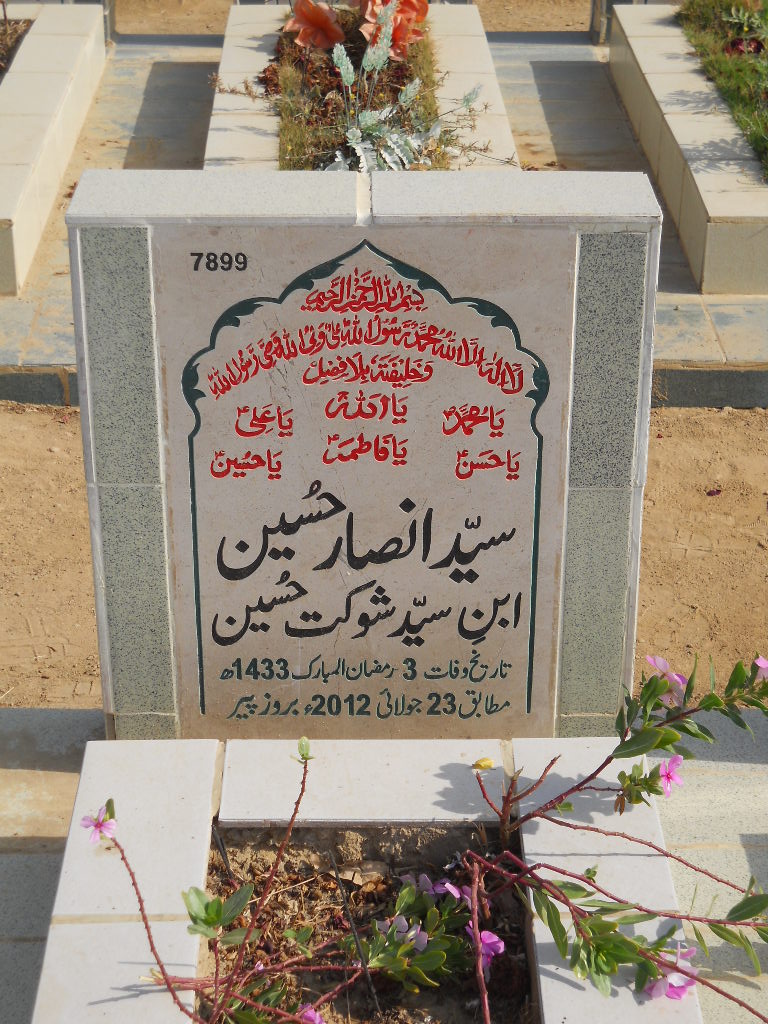 7899 – Syed Ansar Hussain