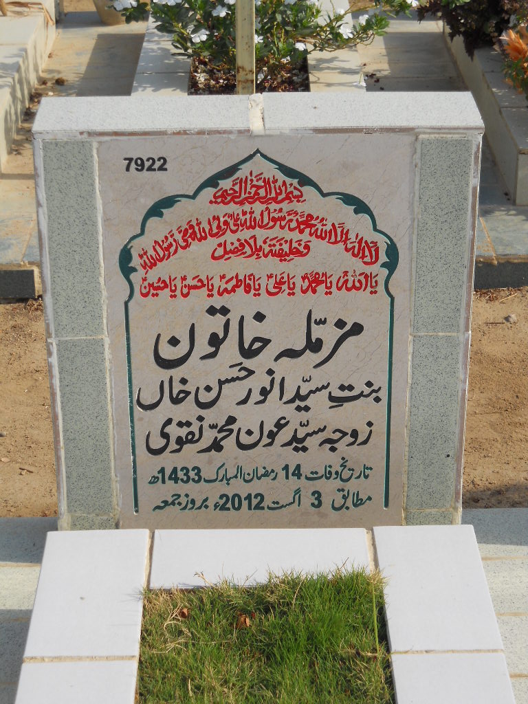 7922 – Muzmila Khatoon