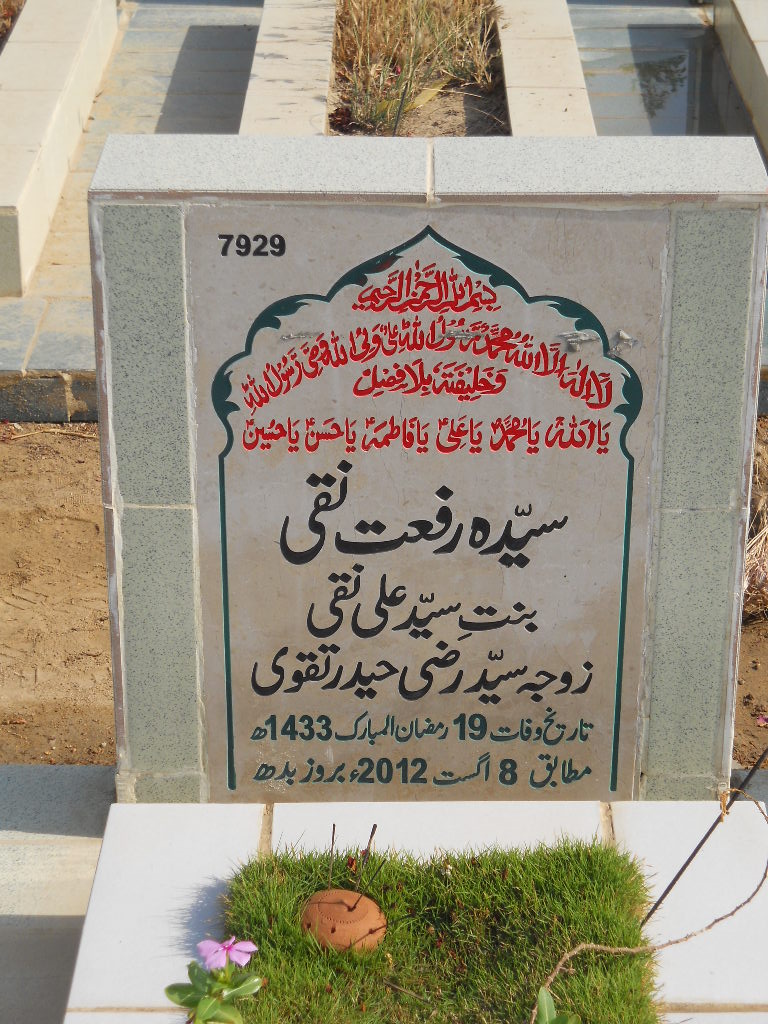 7929 – Syeda Riffat Naqi