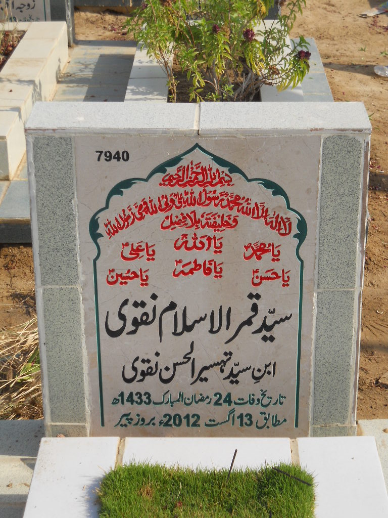 7940 – Syed Qamar Ul Islam Naqvi