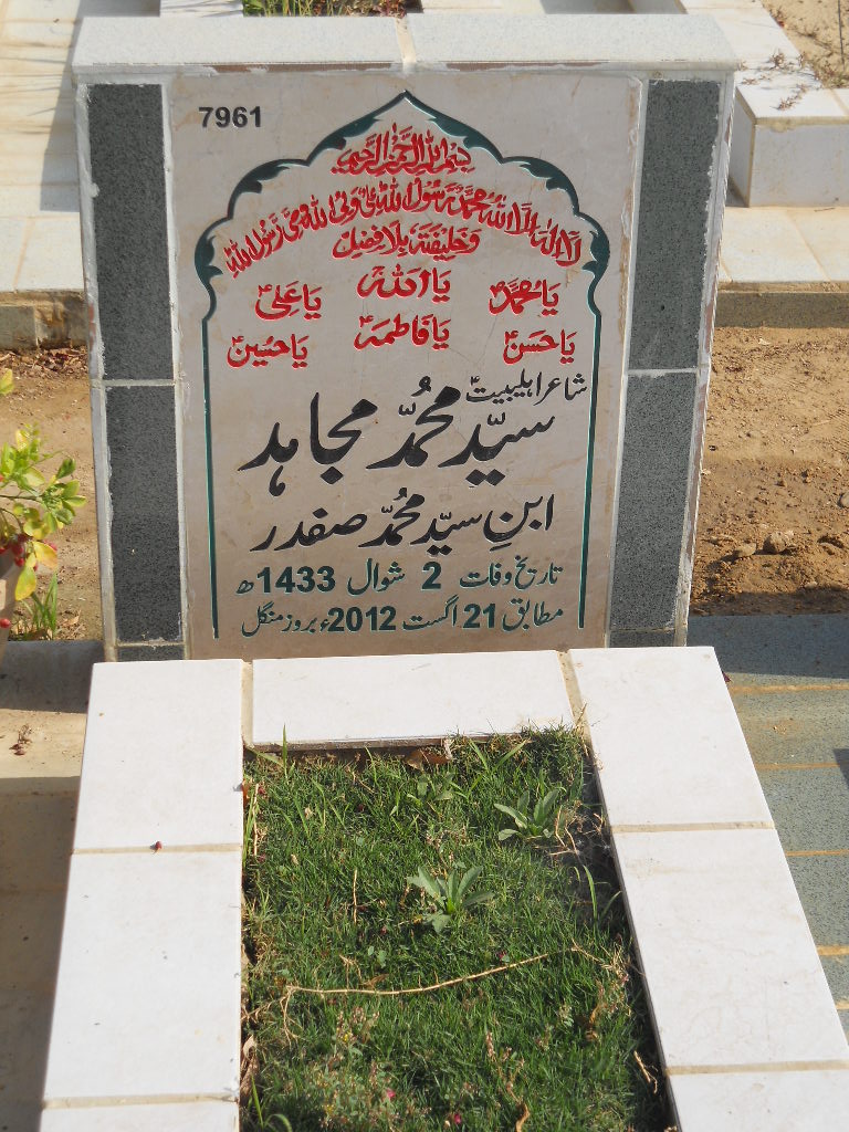 7961 – Syed Muhammad Mujahid