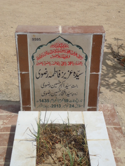 9595 – Syeda Aziz Fatima Rizvi
