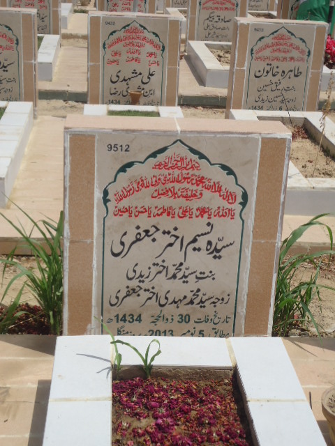 9512 – Syeda Naseem Akhtar Jaffery