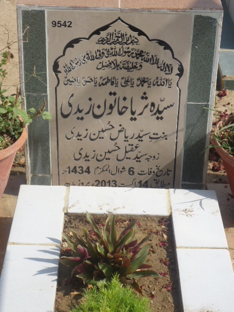 9542 – Syeda Suriya Khatoon Zaidi