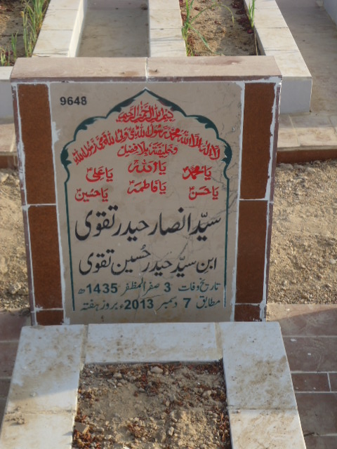 9648 – Syed Ansar Haider Taqvi