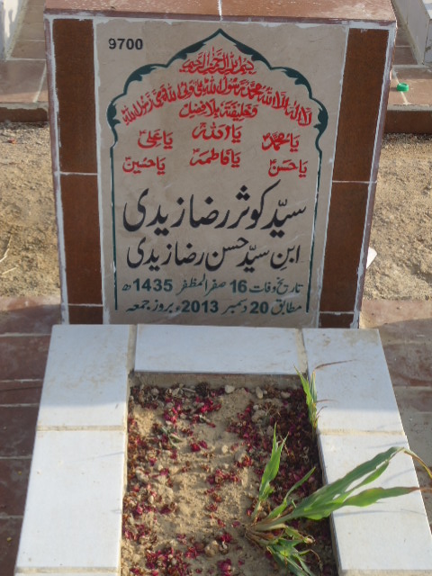 9700 – Syed Kausar Raza Zaidi