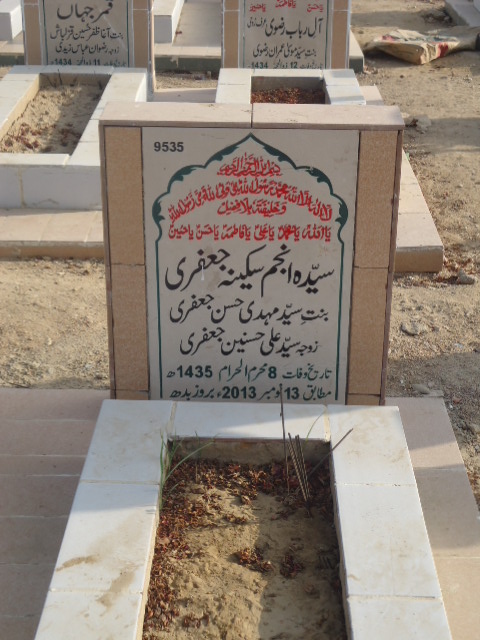 9535 – Syeda Anjum Sakina Jaffery