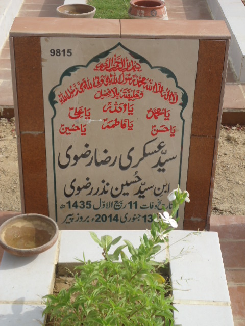 9815 – Syed Askari Raza Rizvi