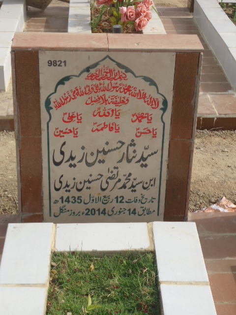 9821 – Syed Nisar Hasnain Zaidi
