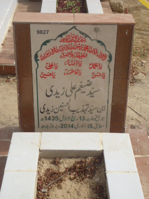 9827 – Syed Zaigham Ali Zaidi