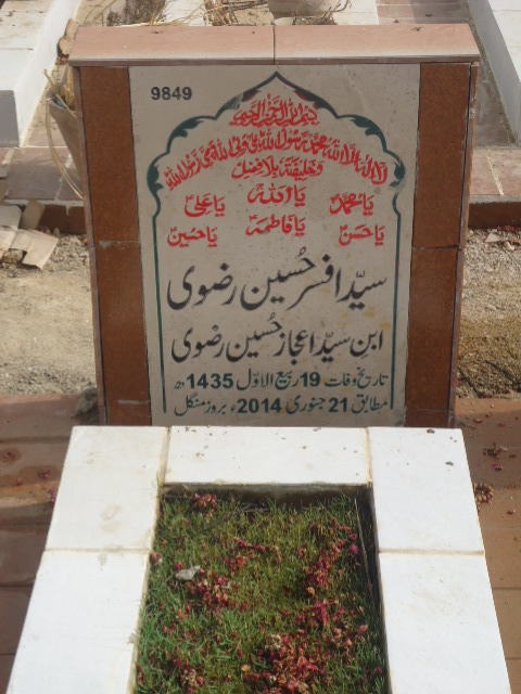9849 – Syed Afsar Hussain Rizvi