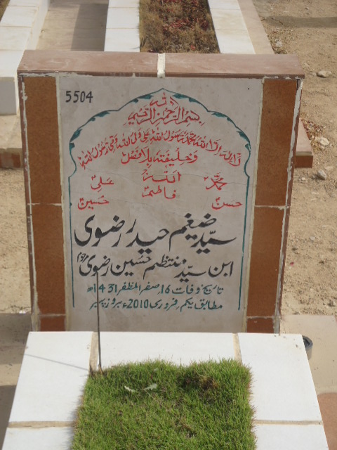 5504 – Syed Zaigham Haider Razvi