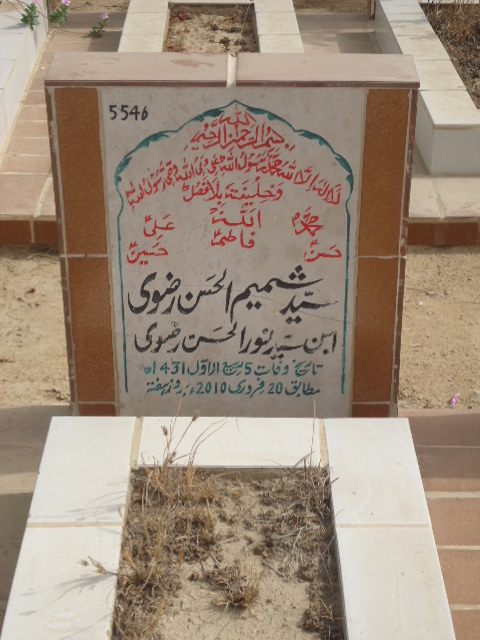 5546 – Syed Shamim Ul Hasan Rizvi