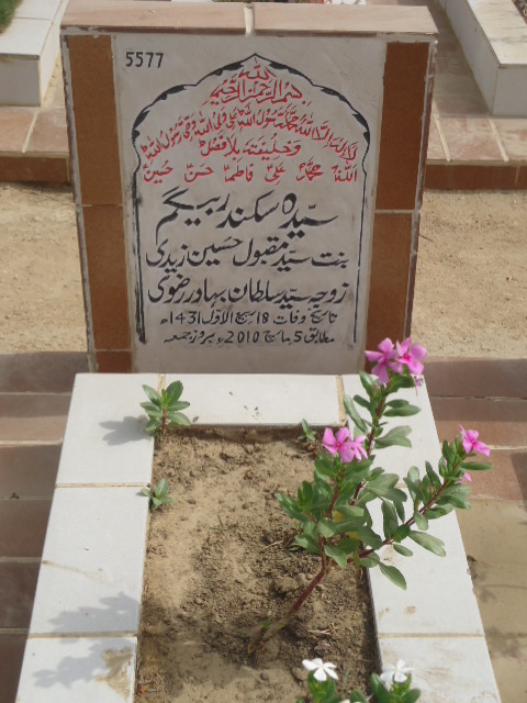 5577 – Syeda Sikandar Begum