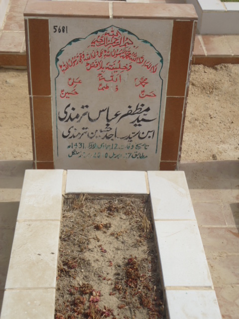 5681 – Syed Muzafar Abbas Termizi