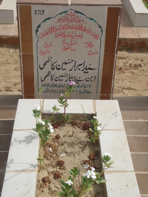 5713 – Syed Abrar Hussain Kazmi