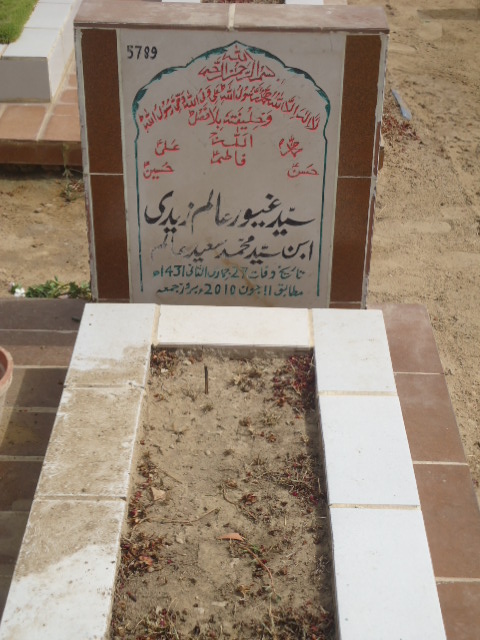 5789 – Syed Ghayour Alam Zaidi