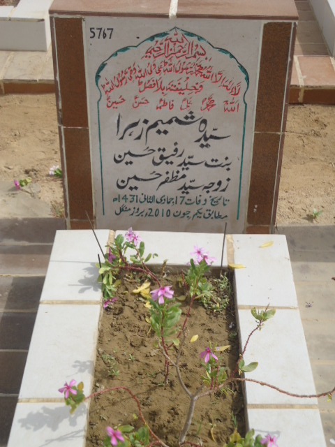 5767 – Syeda Shamim Zehra