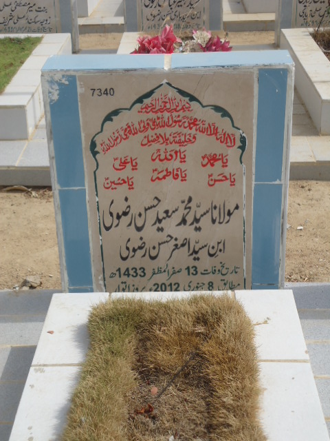 7340 – Molana Syed Muhammad Saeed Hasan Rizvi