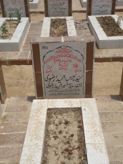 5820 – Syed Rais Ul Haider Rizvi