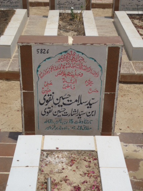 5826 – Syed Salamat Hussain Naqvi