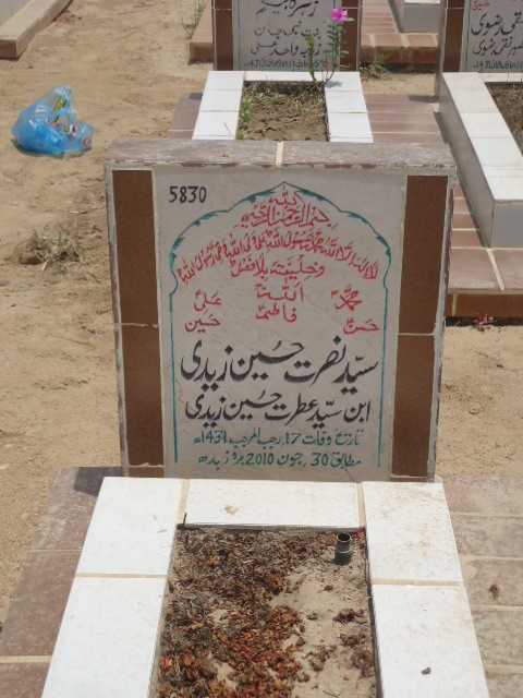 5830 – Syed Nusrat Hussain Zaidi