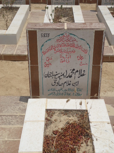 5833 – Ghulam Muhammad