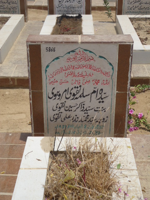5866 – Syeda Ummay Salma Naqvi