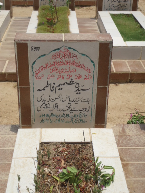 5900 – Syeda Shamim Fatima