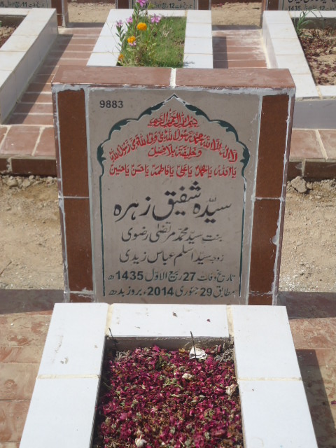 9883 – Syeda Shafiq Zehra