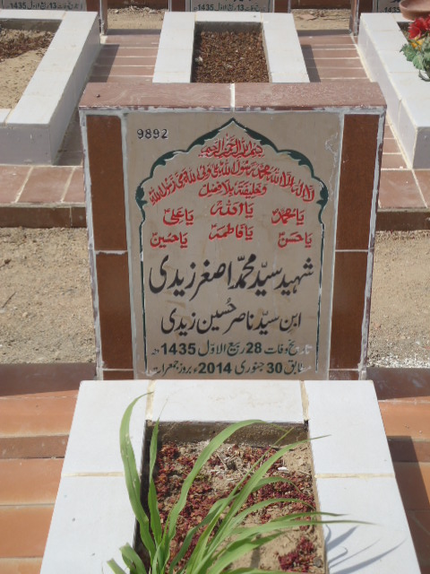 9892 – Shaheed Syed Muhammad Asghar Zaidi