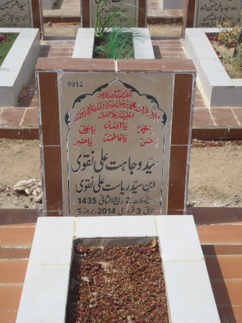 9912 – Syed Wajahat Ali Naqvi