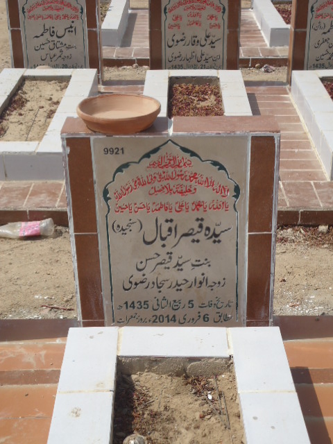 9921 – Syeda Qaisar Iqbal