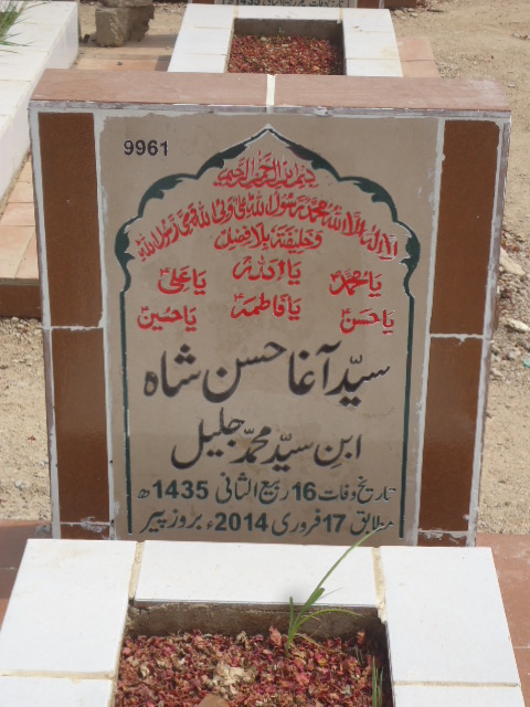 9961 – Syed Agha Hasan Shah