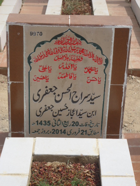 9970 – Syed Siraj Ul Hasan Jaffery