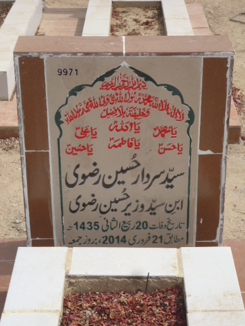 9971 – Syed Sardar Hussain Rizvi